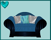 Elegant Blue&Teal Chair
