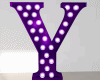 Anim Purple Letter Y