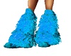 neon teal thunder boots