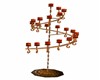 Twisted Red Candelabra