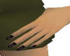 JjG BLACK,RED,WHITE NAIL