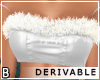 DRV Fur Trim Mini Top