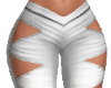 Cutout White Pants