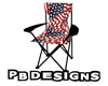 PB US Flag Travel Chair