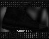 Full black sneakers