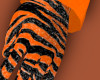 Orang on Print Gloves