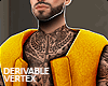 Orange Sherpa Vest x Tat