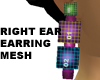Right Ear Earring Mesh