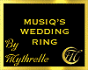 MUSIQ'S WEDDING RING