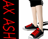 -ax- black n red shoes