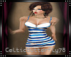 Striped Bluesy Mini