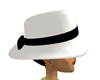 chapeau blanc black