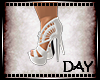 [Day] Tie up heels white