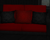 Sofa Red/Black ~