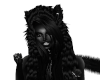 TEF BLACK KITTY HAT HAIR