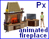 Px Animated fireplace 2