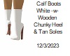 [BB] Calf Boots White