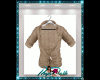 *D* Brown Open Shirt