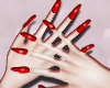L! Nails Red