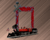 Old Red Train Frame