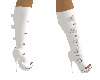 Open white Boots