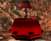 lamp with table red