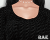 B| Crop Sweater Black