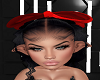 Kavika black red bow