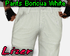Pants Boricua White