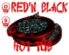 Red n Black hot tub