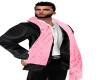 pink fur scarf