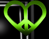 Toxic heart peace sign