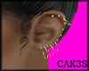 studs and hoops earings