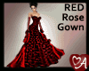 .a Roses Gown - Dark Red