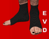 EVD Feet Black Nails