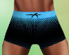 Black/Blue Swim Shorts