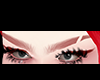 red eyebrows (mine)