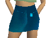 blue miniskirt