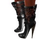 LEATHER LACE BOOTS