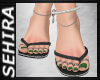 ~S: Lisa Flipflops Green