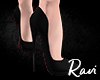 R. Sky Black Stilettos