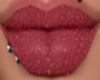 #G # Lipstick red gliter
