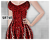 Red Glitter Dress Bra