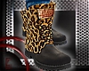 *E* Leopard boots