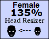 Head Scaler 135% Female