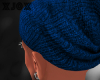 Plain Blue Beanie.