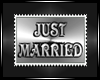 Just Married Stamp