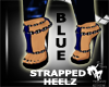Blue Strapped Heelz