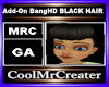 Add-On BangHD BLACK HAIR