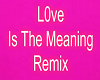 L0vE iS The Meaning1